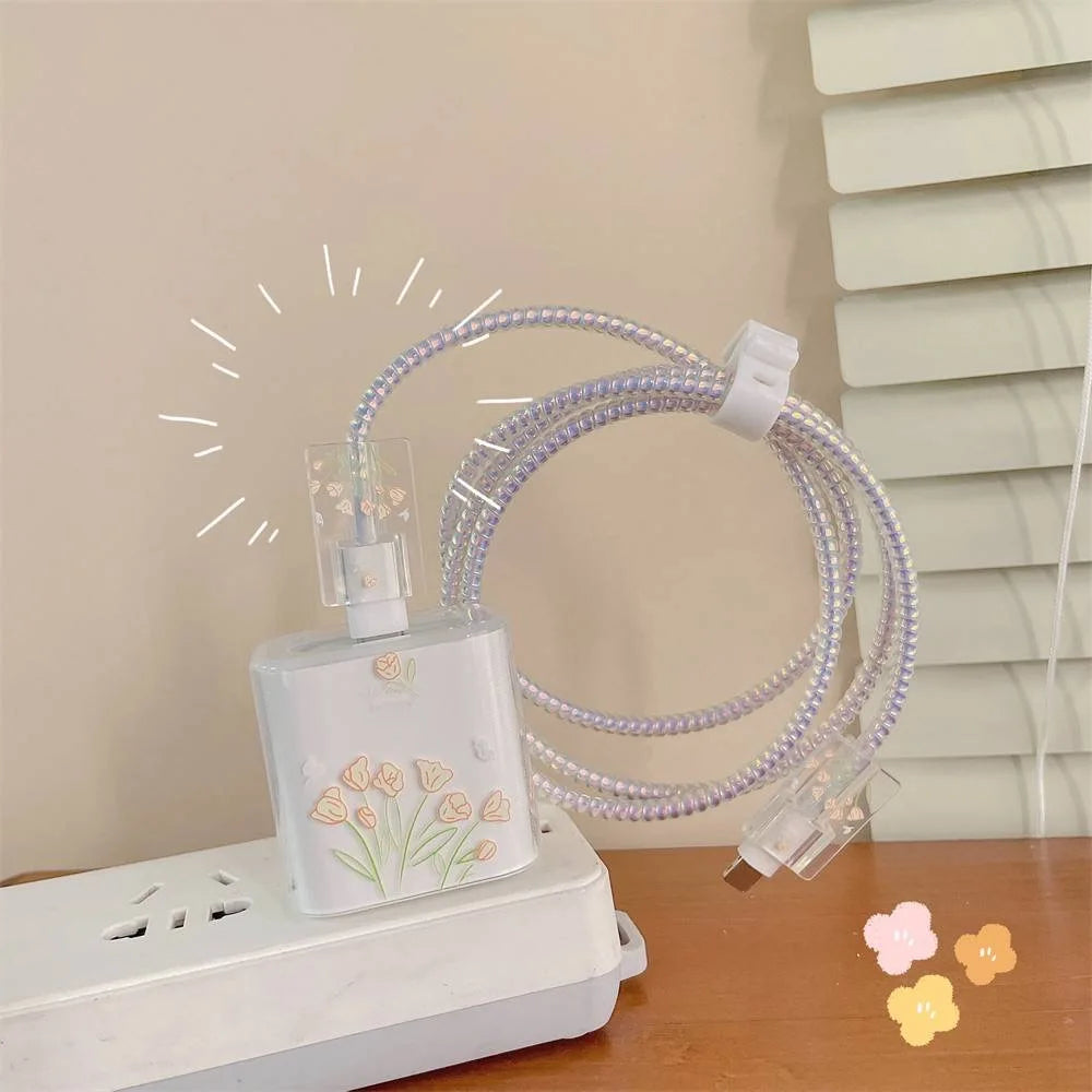 Case for Apple 18/20W Charger Protective Case Is Applicable to Iphone 14/13 Data Cable Head Bite Protector Shell