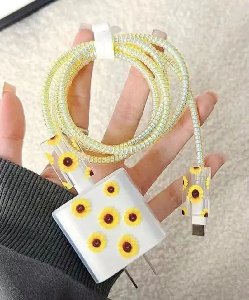 Case for Apple 18/20W Charger Protective Case Is Applicable to Iphone 14/13 Data Cable Head Bite Protector Shell