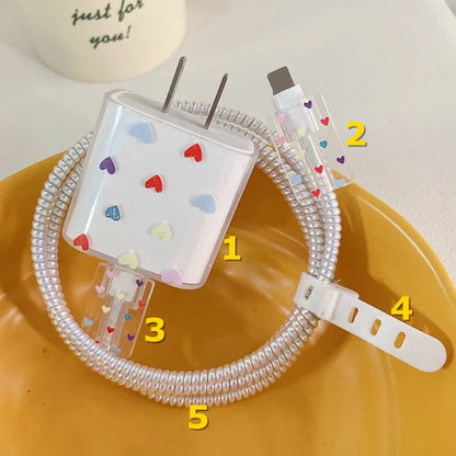 Case for Apple 18/20W Charger Protective Case Is Applicable to Iphone 14/13 Data Cable Head Bite Protector Shell